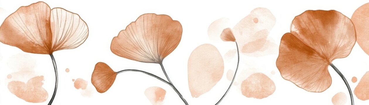 Vibrant watercolor floral arrangement on clean white background for elegant design projects.