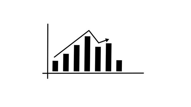 bar graph progressing over time high quality professional