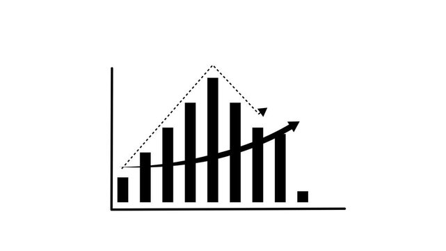 bar graph progressing over time high quality professional