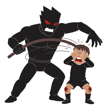 Batman superhero carrying injured Robin sidekick in dark costume vector illustration isolated on transparent background