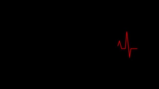 Red line segment on black background. Minimalist red line for digital design. Sharp red line segment for technical annotations and professional graphic interface elements.