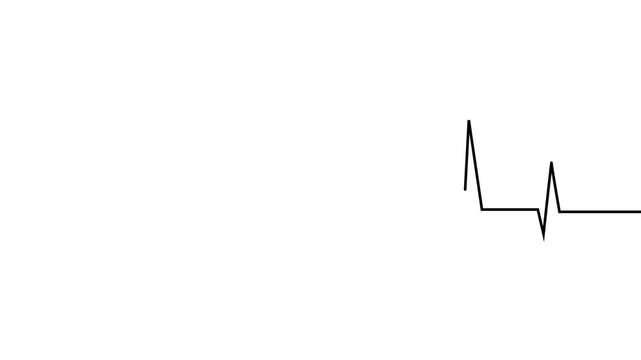 Simple line on white background design. Thin black simple line for minimalist art. Clean simple line graphic for professional document layout and modern graphic elements.
