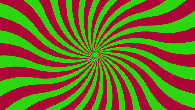 Abstract retro colorful background illustration featuring a vintage sunburst design with red rays and grunge texture on a spiral vector wallpaper backdrop