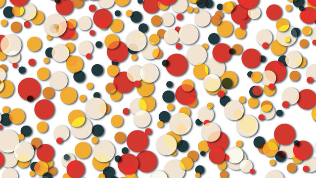 colorful circles random abstract composition confetti dots background