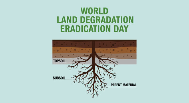 World Land Degradation Eradication Day awareness campaign.