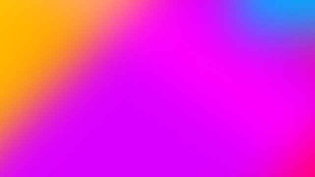 Abstract blurred gradient background. magenta blue orange soft color blend. smooth motion loop