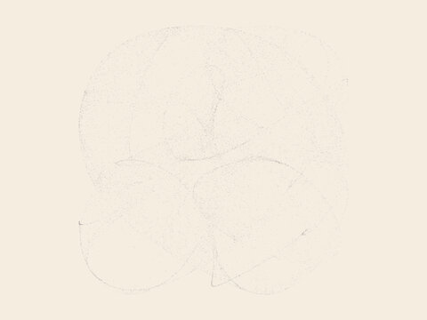 Generative Attractor Point Cloud Abstract Science Design