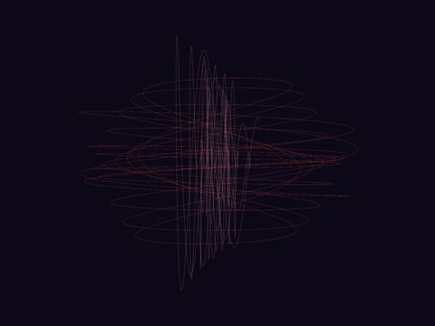 Parametric Pendulum Pattern Scientific Poster Design