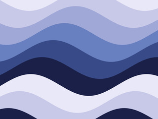Fototapeta premium Rippled Horizontal Stripes Pattern Abstract Design
