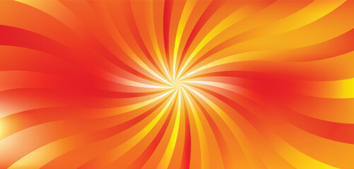Obraz premium Orange red swirl abstract background vector art
