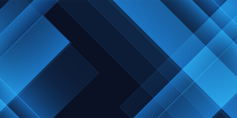 Fototapeta premium Blue black abstract background geometry shine and layer element vector for presentation design. Suit for business, corporate, institution, party, festive, seminar, and talks