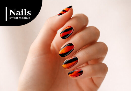 Nails Effect Mockup