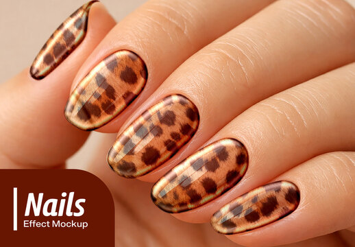 Nails Effect Mockup