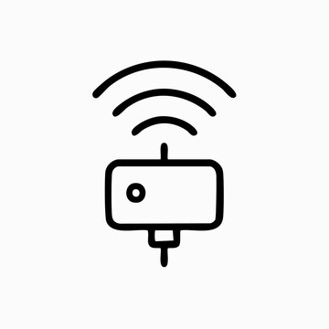 Wireless iot device with signal waves for smart home and industrial internet of things connectivity.