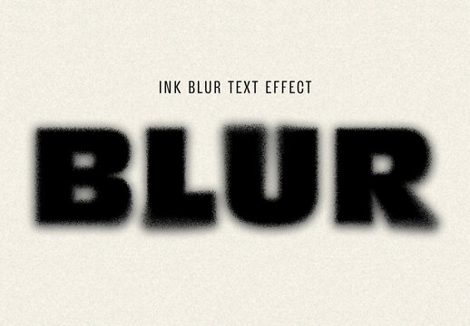 Ink Blur Text Effect