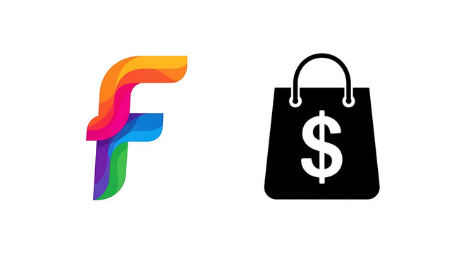 Colorful upward trending arrow next to a black smartphone with dollar sign symbol gradient