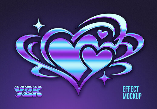 Y2K Effect Mockup