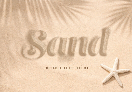 Sand Text Effect