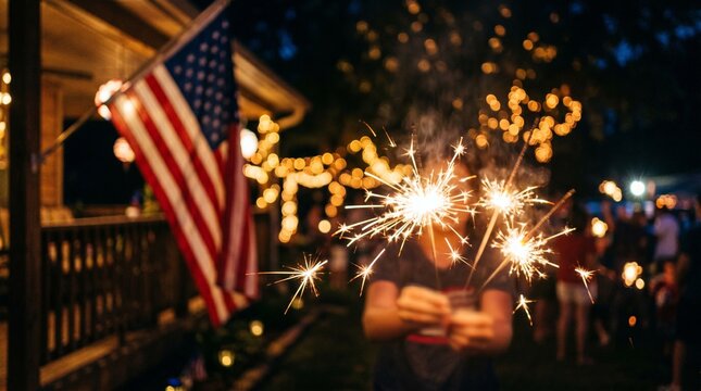 Spectacular independence day fireworks celebrating usa freedom with a vibrant night display