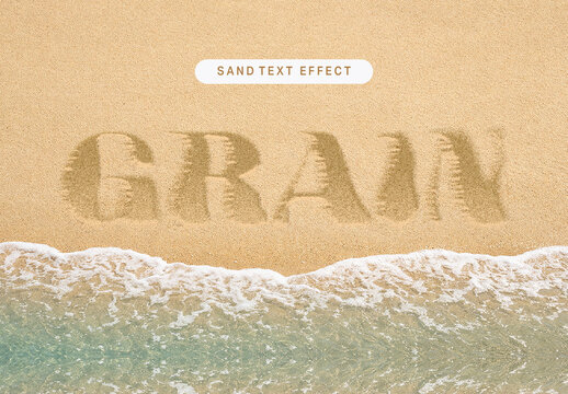 Sand Text Effect