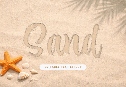Sand Script Text Effect