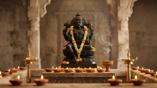 Shani Dev Temple Darshan with Diyas