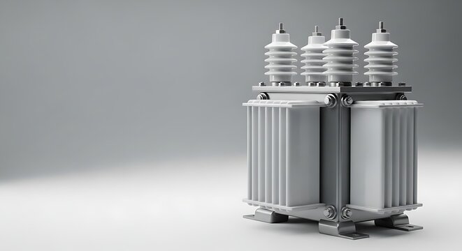 High-Voltage Power Transformer - Industrial Equipment for Energy Distribution.
