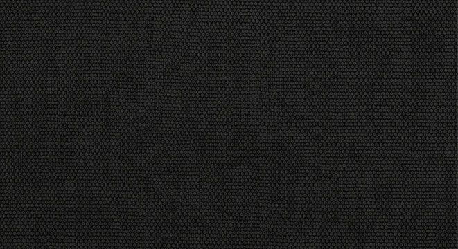 Black fabric texture close up of woven material background