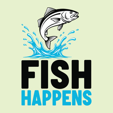 A strong green fish lifts a dumbbell, declaring 'Fishing Is My Cardio'. design