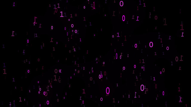 Code Programming Hacker On Dark Background Featuring Technology Binary In Screen Dark Style