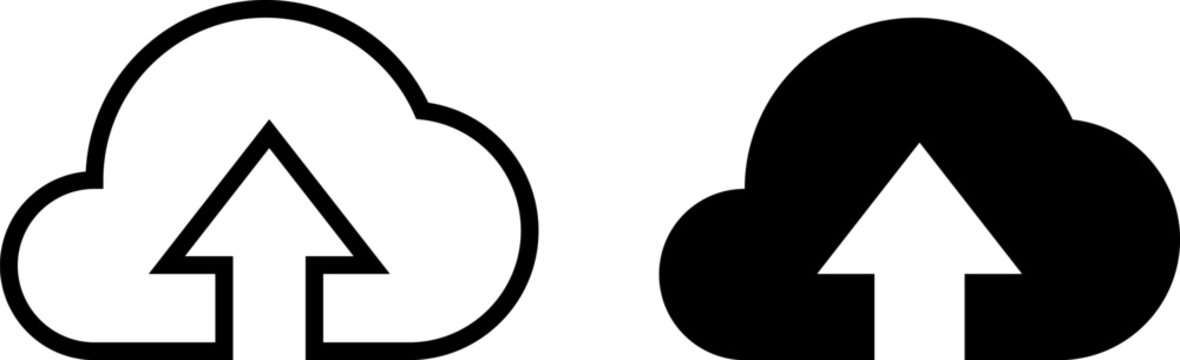 Upload icon set upload file image or document vector button. Upload sign collection link, upload document, download file, folder, data illustration