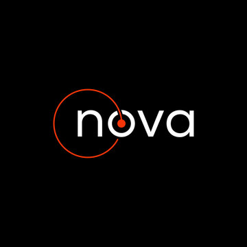word mark nova logo design, simple text nova logo design symbol
