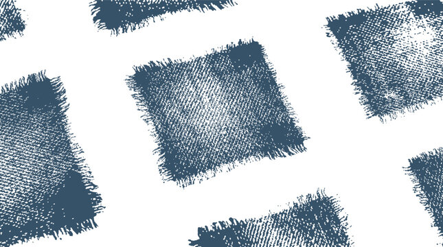 Distressed grunge stamp pattern seamless blue texture for backgrounds and design