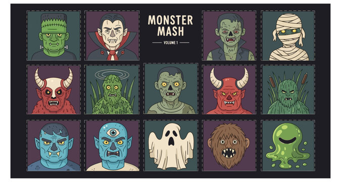 Classic Monsters Images  Browse 29,884 Stock Photos, Vectors, and Video |  Adobe Stock