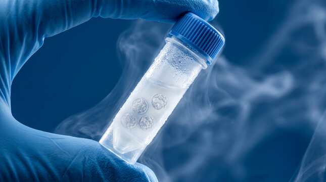 Cryogenic Freezing of Human Blastocysts in Liquid Nitrogen Vapors for Reproductive Medicine