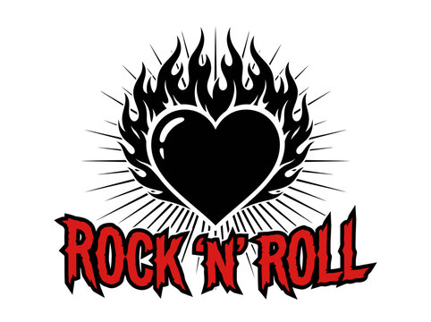 Rock N Roll Logo」の写真素材 | 17,504件の無料イラスト画像 | Adobe