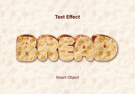 Bread Text Effect