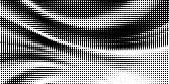 Dot pattern texture, circle halftone dot background black abstract