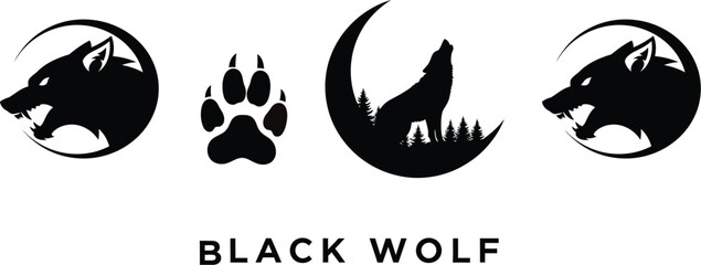 vector illustration of a wolf © kamrunnahar