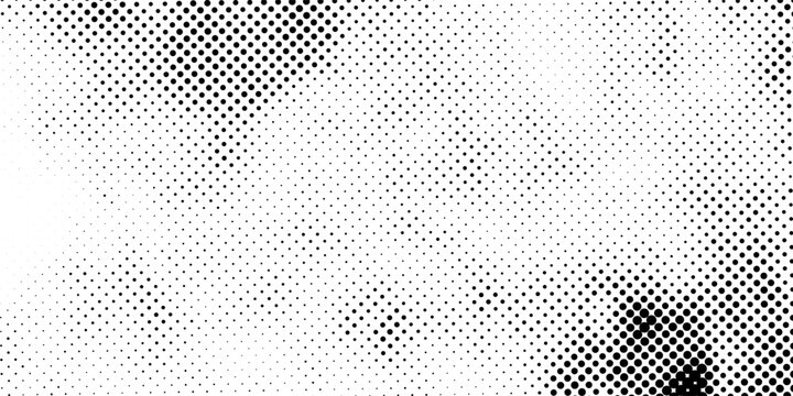 Dot pattern texture, circle halftone dot background black abstract