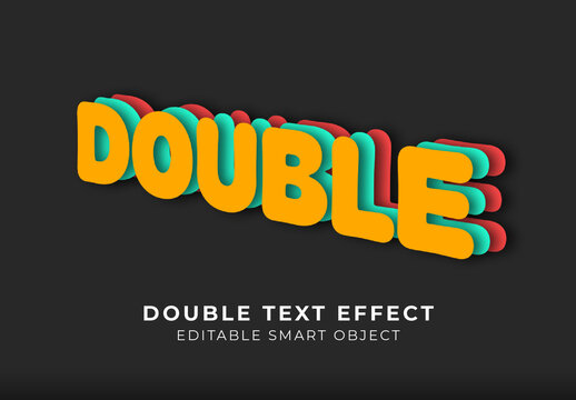 Double Text Effect