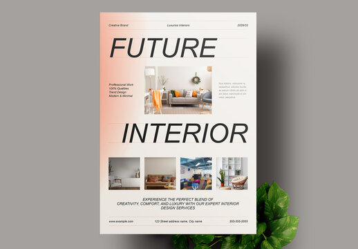Interior Flyer Template