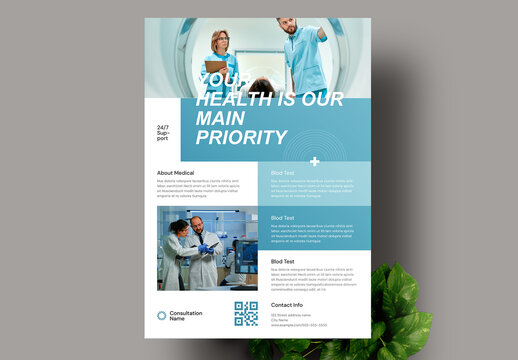 Medical Flyer Poster Layout