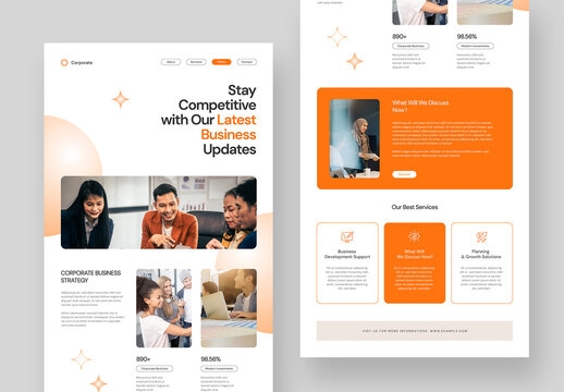 Corporate Business Email Newsletter Template