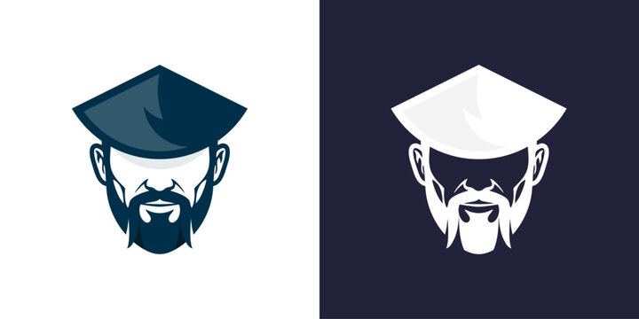 vector master logo with hat