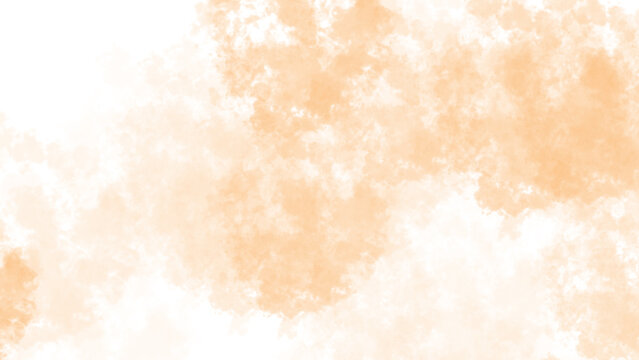 Soft peach watercolor texture on transparent background high-quality professional detailed modern elegant