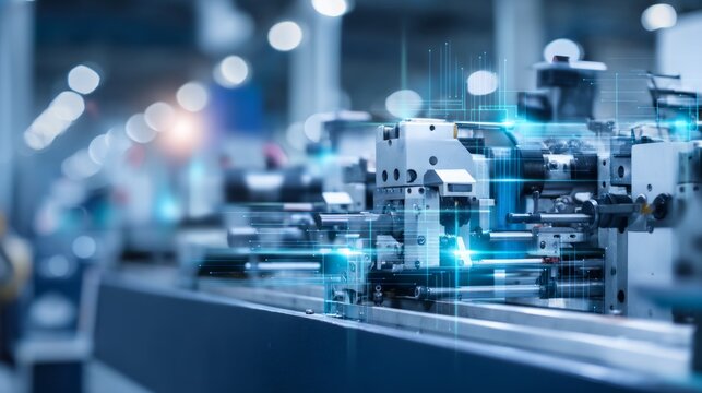 Advanced Printing Press Machine Technology in Modern Industrial Factory