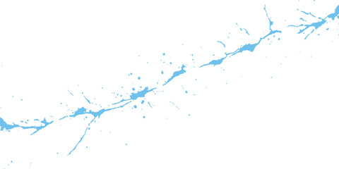 Fototapeta premium A fresh blue liquid splash with transparent bubbles and ripples creates a clean motion flow isolated on a white background for a pure sense of nature