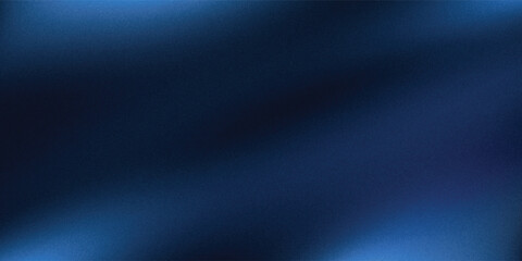 A moody and cinematic mesh gradient background featuring a deep midnight blue and charcoal grey palette. © makbul