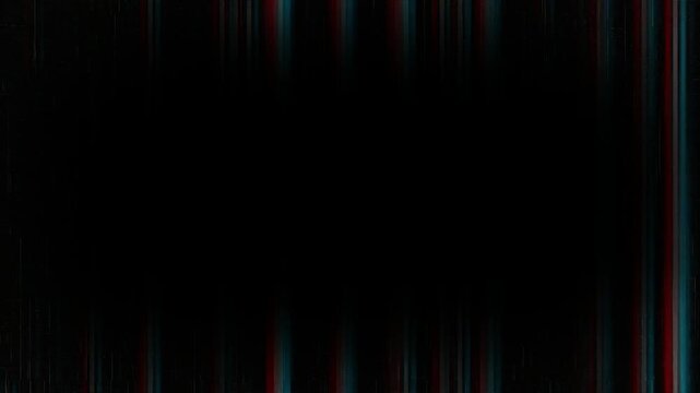 Glitchy green screen with distorted pixelated shapes moving
